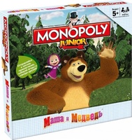 Настольная игра "Монополия Junior. Маша и Медведь"