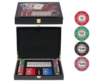 Набор для игры в домино и покер Lux на 100 фишек