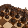 Шахматы + Нарды резные ручной работы "Арарат" с бронзой 60 см, Грачия Оганян